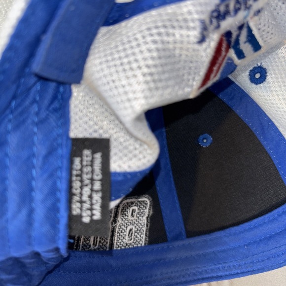 Dale Earnhardt Jr. Blue #88 Valvoline NASCAR Mesh Trucker Hat Adjustable Back - Picture 7 of 8